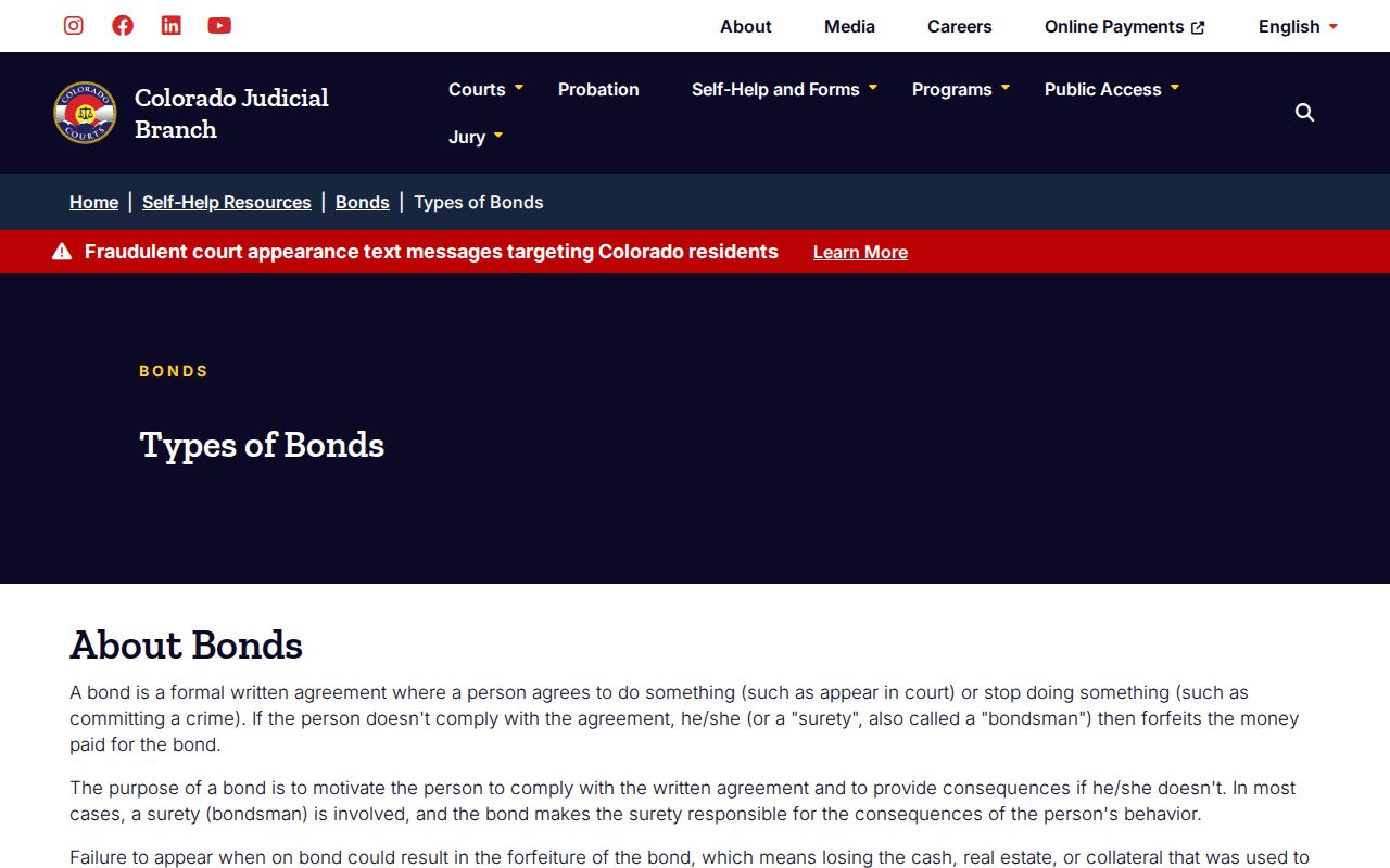 Sedgwick County traffic warrant bond types
